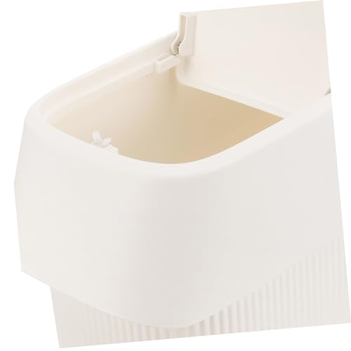 Caneca de basura rectangular con tapa PRETYZOOM miniatura 3