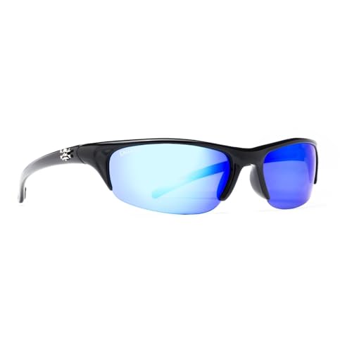 Calcutta Perdido Polarized Sunglasses Black Frame/Blue Mirror Lens