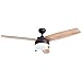 Prominence Home 52 Inch LED Ceiling Fan With Light - Modern Dual Finish Blades, Pull Chain Control