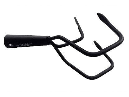 Trend Line Kultivator 3 Zinken Schwarz Stahl Handkultivator Hacke Grubber