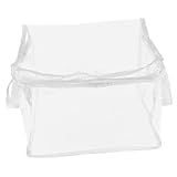 OUNONA おもちゃ収納バッグ 大容量ジッパー付き Pvc製 折りたたみ防水収納コンテナ 透明デザイン 子供向け 多用途おもちゃ整理用