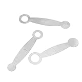 Qqmora Anneau de Nivellement de Flûte, Ensemble D'outils de Réparation en Métal de qualité Supérieure pour L'entretien des Instruments à Vent, Argent 3 Pièces