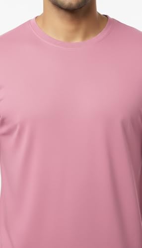 Image of Men's 100% Supima Cotton Crew Neck T-Shirt - Classic Slim Fit, Ultra-Soft Breathable Fabric, Short Sleeve Solid Tee