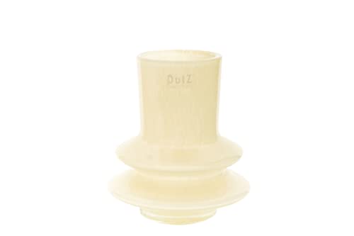 DutZ Vase Ringo | Creme | H 18 cm D 16 cm | mundgeblasenes Glas |...