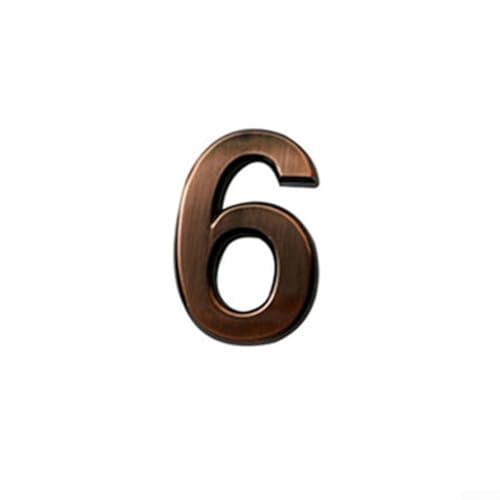 Placa de resina para puerta de exterior de 3D de bronce, para habitación de hotel, apartamento, condominio, placa de pared, duradera, resistente a la intemperie (6)
