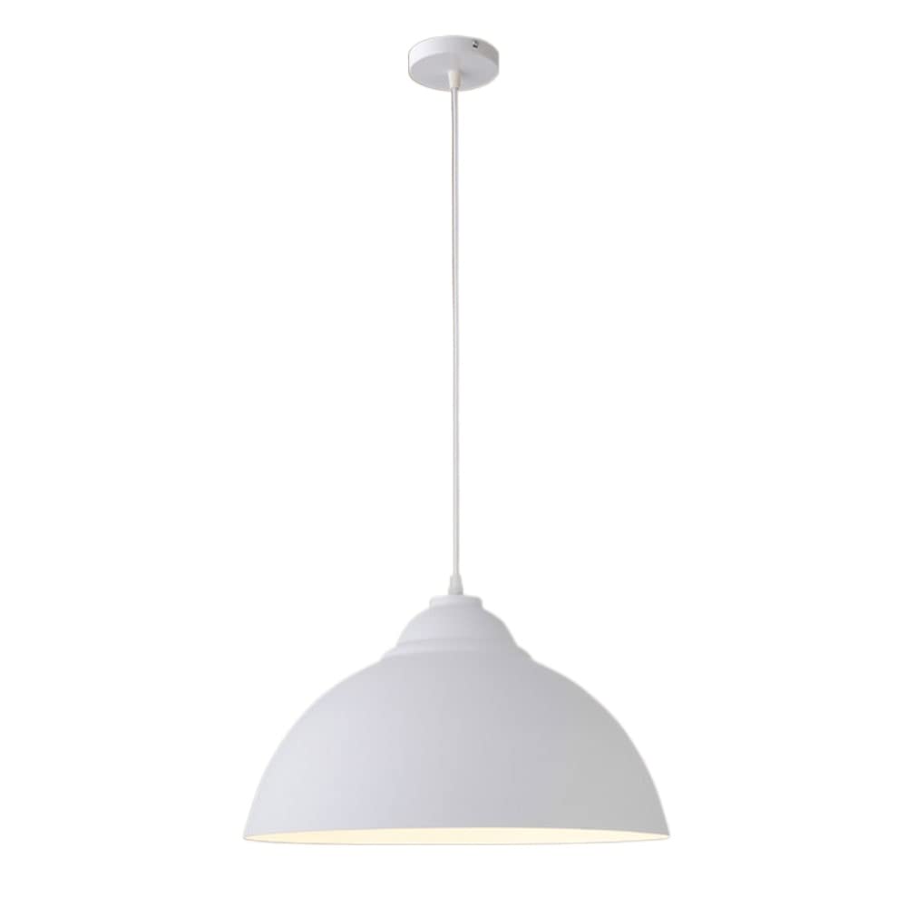 STVDEDG E27 Source Single Head Chandeliers Macaron Classical 14.9” Dome Pendant Light Fashion Design Color Hanging Lamp Vintage Lampshade Industrial Lighting Fixtures for Loft Coffee Kitchen Island