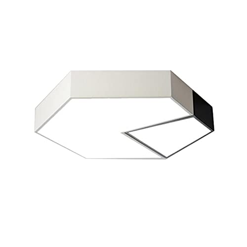 Lámpara de techo LED ultradelgada de 18-36 W, de bajo consumo, para montaje en superficie, con forma especial, ideal para sala de estar, dormitorio y cocina (color: luz de 3 colores, tamaño 38 cm).