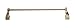 Aqua Single Bath 31.25" Wall Mounted Towel Bar Finish: Brushed Satin Nickel