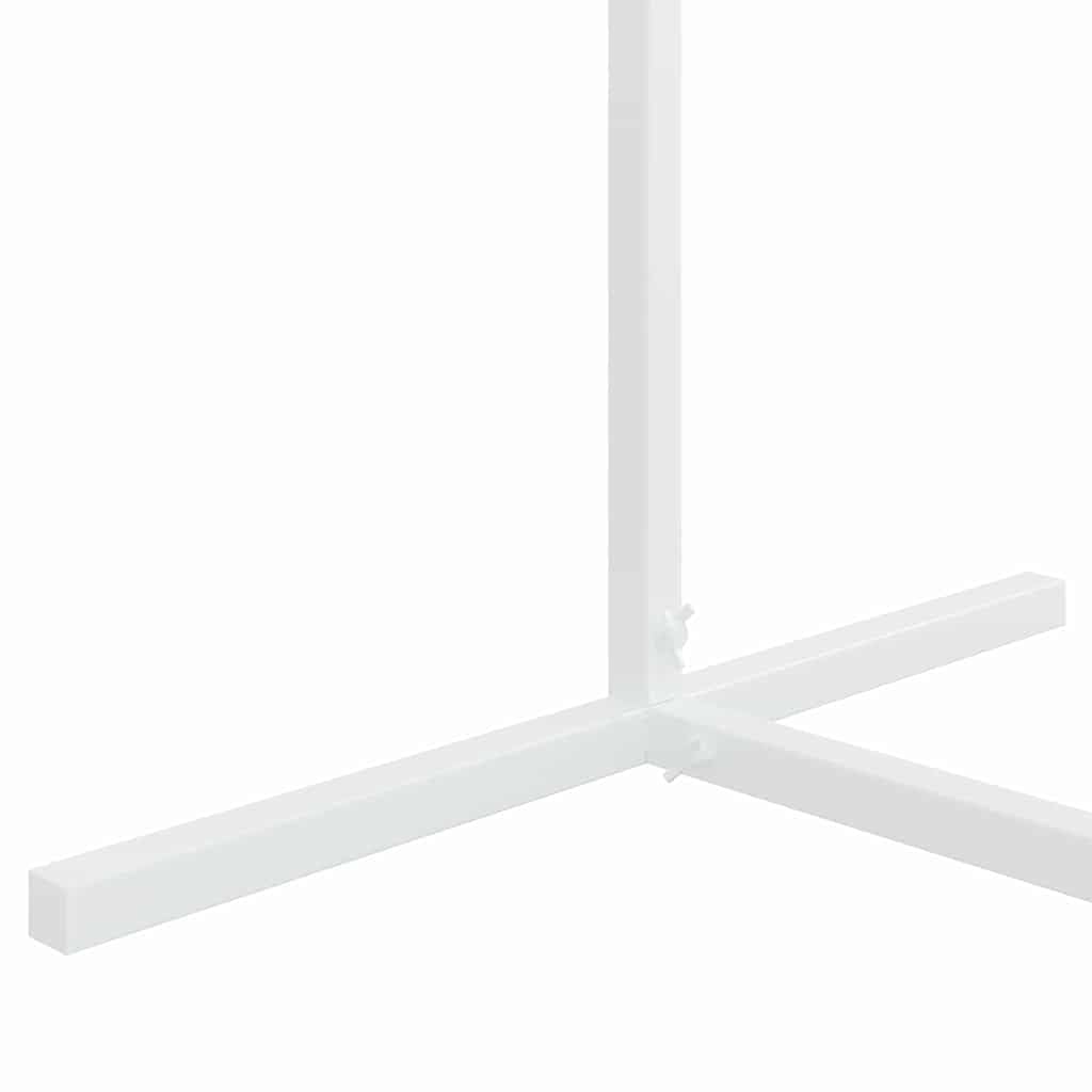 Weißer Hochzeitsbogen aus Stahl 150 x 49,5 x 200 cm für Garten Terrasse Pergola Pergola Gitter Rankhilfe und Sichtschutz wetterfest