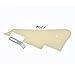 Dopro LP Guitar Pickguard and LP Stainless Steel Bracket with Chrome Steel Mounting Screws for USA Les Paul Cream 1Ply
