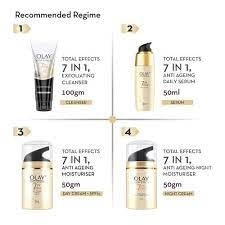 Image of Olay Total Effects Anti Ageing Skin Cream (Moisturizer)| Fights 7 Signs of Ageing | With Niacinamide and Green Tea Extracts | Normal, Oily, Dry, Combination Skin | 50g (Gentle Day Cream)
