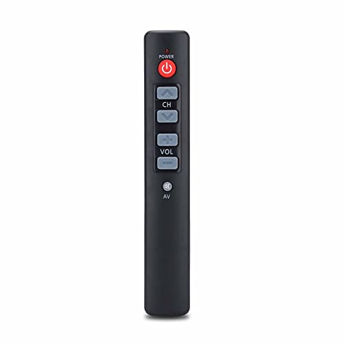 Télécommande universelle TV STB DVD avec grands boutons gris