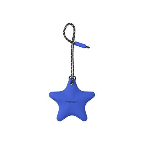 [YOYOISLES] AirTagΉ P[X L[z_[ GA^Op Xgbv Sʕی GA^OpP[X  ǂ 킢 GA^OJo[ GA[^O z_[ Air Stars Series Case for AirTag (Blue)