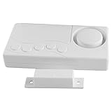 Xptieeck Sensor de apertura de puerta inalámbrico con retardo de tiempo, alarma de puerta, sensor de puerta y ventana, alarma de seguridad para el hogar