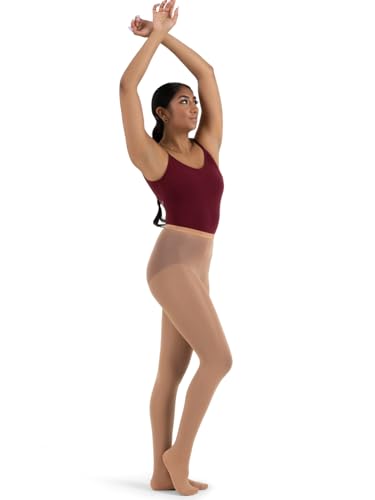 Collant Capezio N15 fini les mailles filées avec le Hold & Stretch convertible