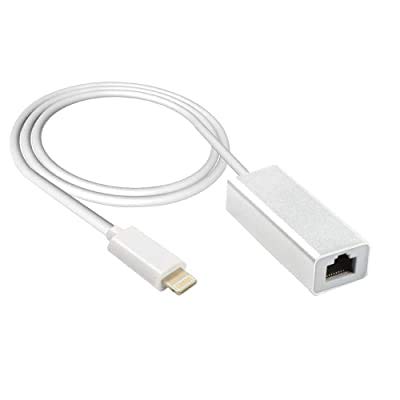 Microware RJ45 Ethernet Adapter LAN Wired Network Adapter Compatible with Phone/Pad, 10/100Mbps-image-48