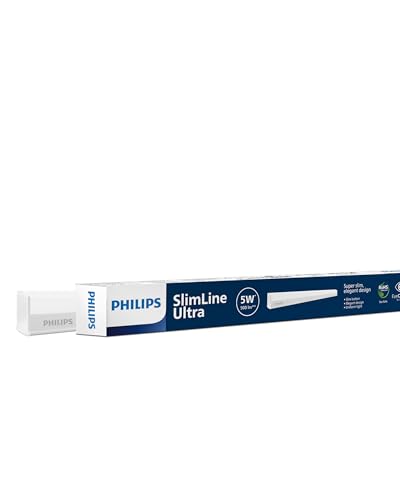 PHILIPS 5-watt LED Batten/Tubelight | Slimline Ultra Compact 1-ft...