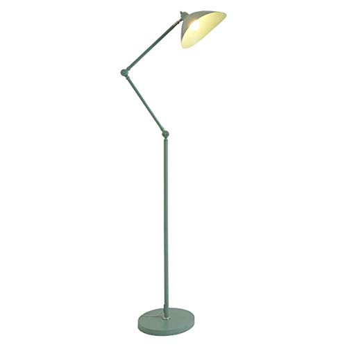 PRUJOY Home Floor Lamp LED Floor Lamp Vertical Bedside Lamp Retractable Pole for Bedroom Bedside Sofa (Green)