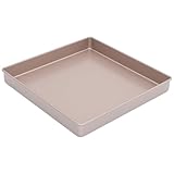 Alipis Molde Cuadrado para Hornear Antiadherente Acero Carbono Resistente para Pastel Mousse Bizcochos y Tartas Fiestas y Celebraciones