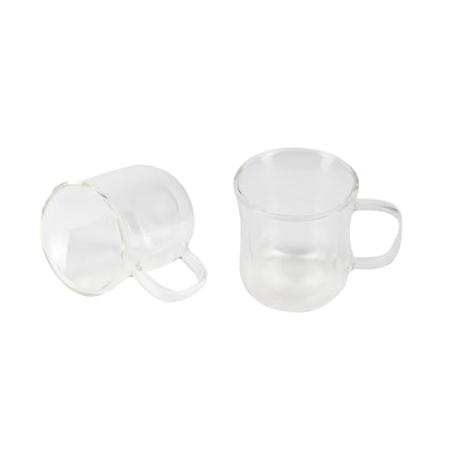 Verres double paroi 230 ml en borosilicate pour café thé lot de 2