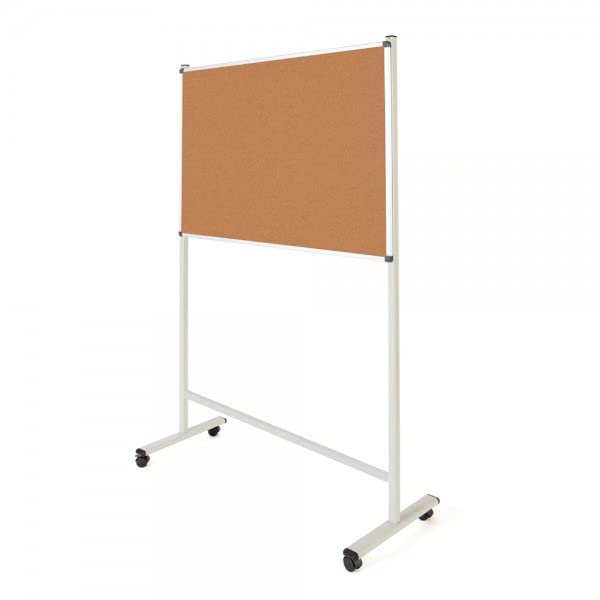 Rocada - Soporte Universal para Pizarra Blanca, Soporte de Metal Móvil Ajustable con Ruedas, para Pizarra de Borrado en Seco, Medidas 123-203x203x49cm - Pizarra no incluida