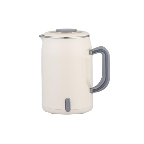 Rodimanck 電気ケトル ポータブル小型トラベルケトル 600ML 持ち運びやすい 400W 低消費電力 快速沸騰 沸騰後自動OFF 空焚き防止 携帯湯沸かし器 旅行用 非常時に便利 汚れずに簡単に掃除でき (ゲリ-ン)