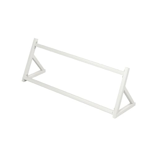 フロアタイルディスプレイスタンド、スロット付きタイルサンプルラック、スタンディングスロット付きフローリングショーシェルフ、スーパーマーケットショールーム倉庫用建築資材棚(White)