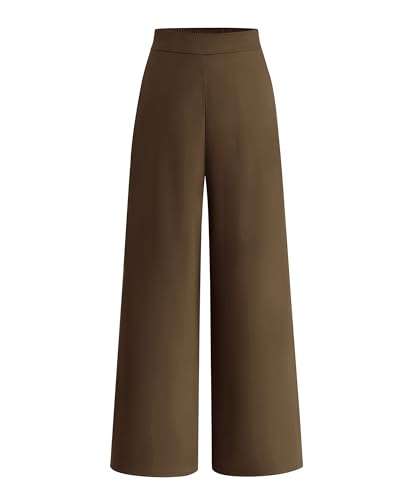 BTFBM Women High Waisted Wide Leg Pants Fall 2025 Business Casual Work Dress Pants Loose Office Palazzo Trousers Pockets