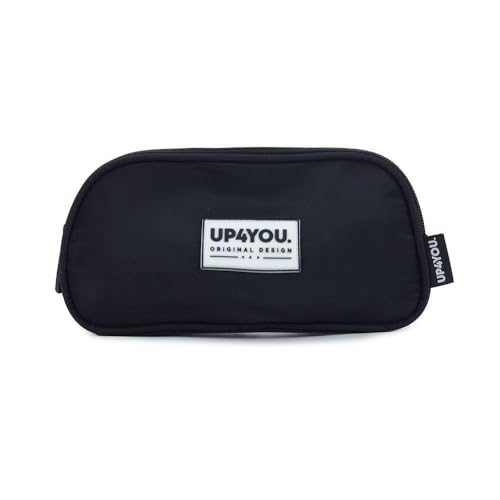 Estojo Tecido Up4You 2Ziperes Preto 107907