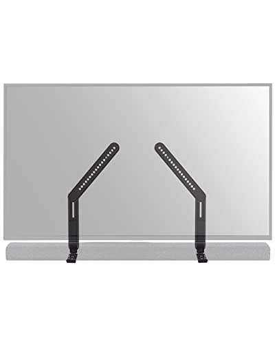 SANUS Universal Soundbar TV Mount Kit for Mounting Soundbars Under TV - Fits Most Sound Bars Up to 15 Lbs - Easy Install & Full Motion Capability - SOA-SBM2