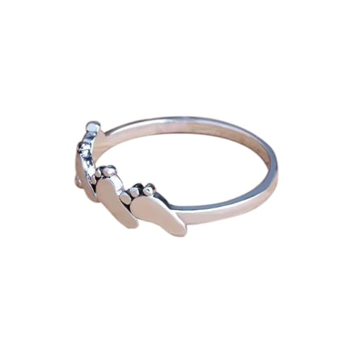 Bijoux mignons quatre pieds bague ajustée et confortable - 4