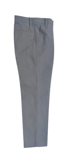 Image of Light Grey Kendriya Vidyalaya School Uniform Trousers Pant Regular Fit
