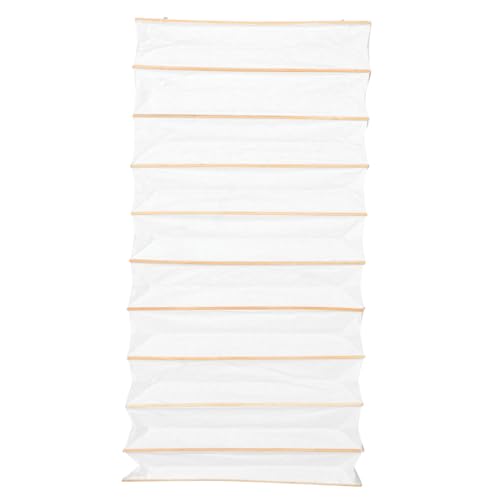 FUTUREORYY 折りたたみペーパーランタンシェード 竹条長方形 モダン装飾用折り紙ライトカバー 家用照明交換用シンプルランプシェード