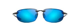 MAUI JIM, SUNGLASSES MJ0407S Hookipa, Smoke Grey, 64-14-140, Rectangle