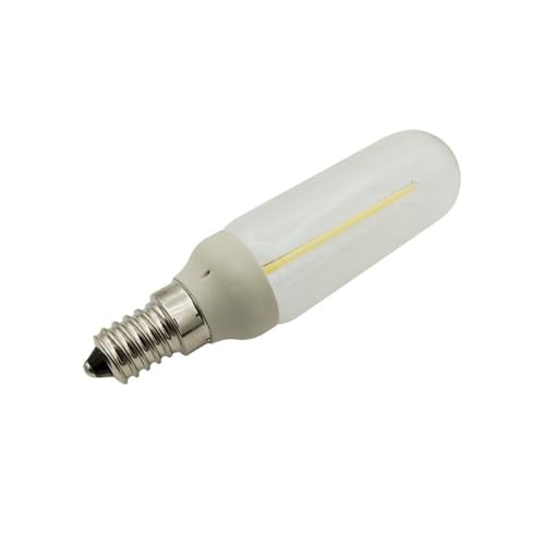 Fortunate Lights 20-Pack, LED Filament Lamp T30*120 E12/E14 AC220V Amber Table Lamp Wall Lamp Vintage Light Source(2200K Yellow,220V E12)