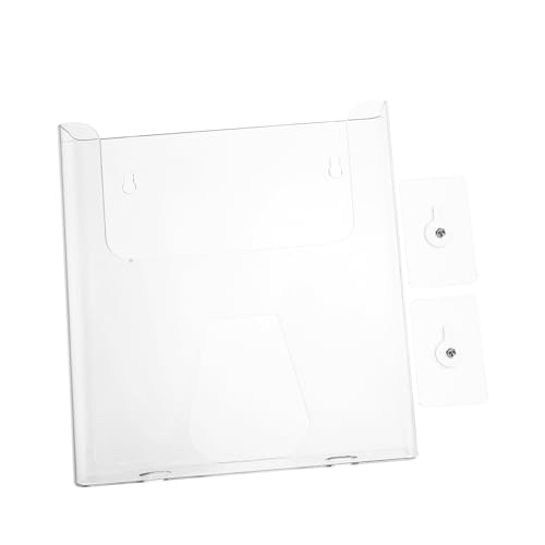 HOODANCOS Acrylic Brochure Holder Wall Mount Office Display Rack for Flyers Magazines Literature