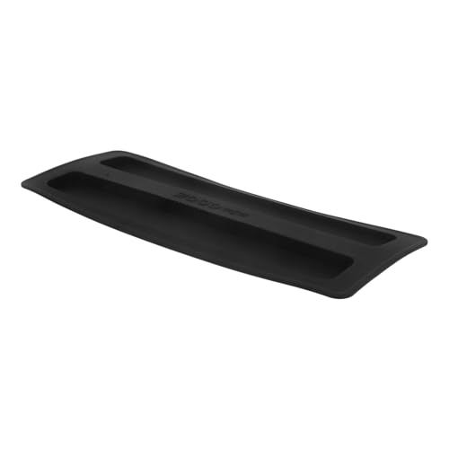 DECHOUS Tapa de Tostadora de Cocina Negra 27,4x10,4x1,2 Cm Cubierta Protectora de Silicona para Panificadora Electrodomésticos Diseño de Dos Piezas Antipolvo para Uso Doméstico