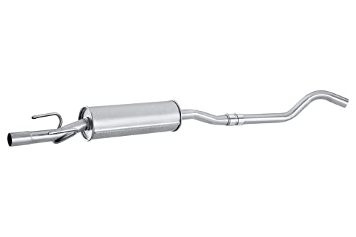 HELLA 8LC 366 024-721 Mittelschalldämpfer - Easy2Fit® Kit - mitte - zweiteilig - Set mit Anbauteilen - für u.a. OPEL CORSA B