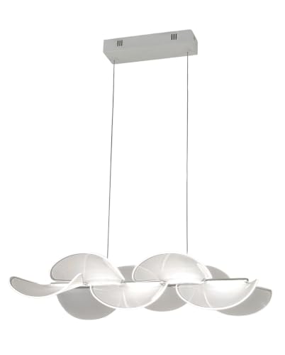 LED-Pendelleuchte 'Sylvie' mit Acrylflügel weiß 2700K 30W (9829676320)