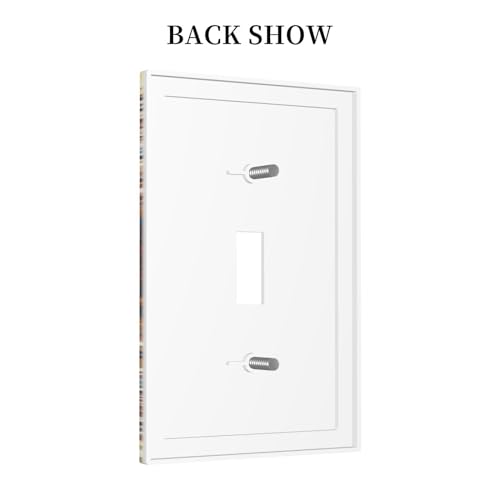 Bohemian Colorful Vintage Floral Mandala Flower 1 Gang Wallplate Decorative Outlet Light Switch Plate Covers Single Toggle Electrical Faceplate Cover For Kitchen Bathroom Bedroom Home Decor - Image 5