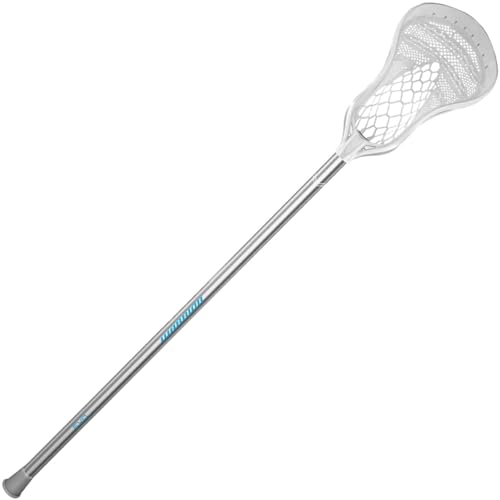 Warrior Evo Warp Next Complete Lacrosse Stick, Attack (2023 Model) (White)