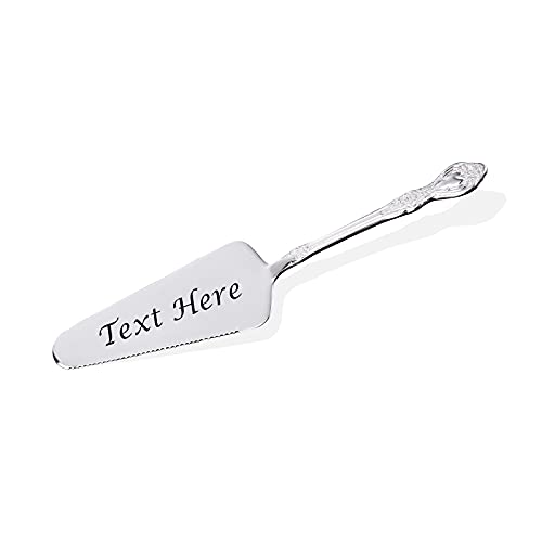 Dinikally Personalized Custom Stainless Steel Cake Cutter Cake Knife for Wedding