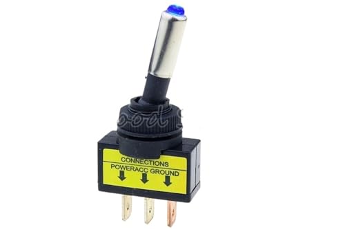 Bouton interrupteur 12V 20A pour tableau de bord auto quad et circuit électrique de cabine
