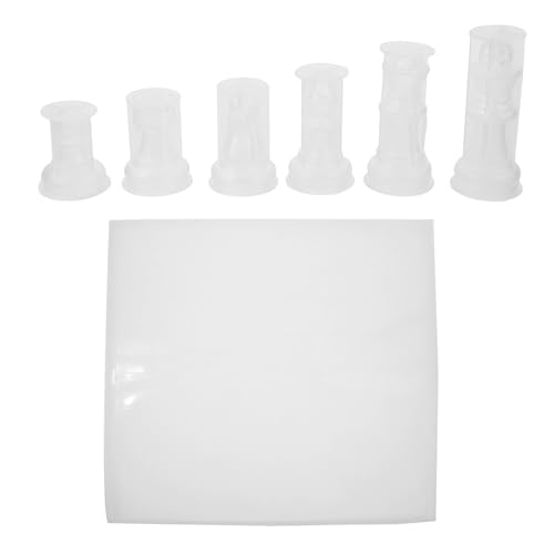 Moules à échecs en silicone flexible pour création de pièces décoratives - 2