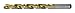 Viking Drill and Tool 08670#38 Type 240-D 135 Degree Split Point Cobalt Jobber Gold Finish Drill Bit (12 Pack)