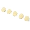 Replacement Mini Headset Microphone Windscreen Windshield Cover Foam for Shure MX153 Earset Headworn Microphone, Tan Beige Color, 5 Pack #1