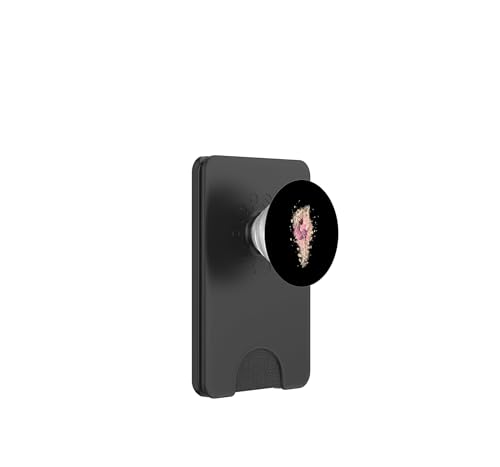 PopSockets PopWallet para MagSafe de Patinaje sobre Hielo con diseño acuarela para chica