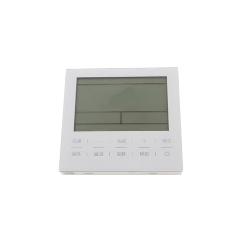 Contrôleur de ventilateur de climatisation avec panneau blanc