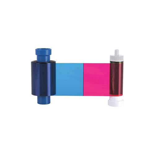 Cinta para impresora YMCKO 300 tarjetas por rollo miniatura 1