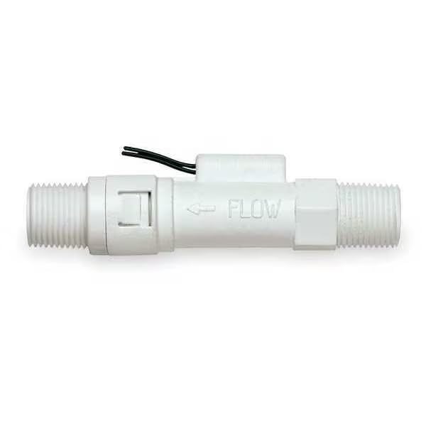 3/8" MNPT SPST NO Liquid Flow Switch, Mfr: FS-380P, 197084-A